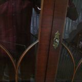 Encoignure vitrine en acajou