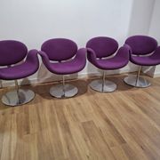 Ensemble de 4 fauteuils, Tulip, Pierre Paulin, Pays-Bas années 1980.