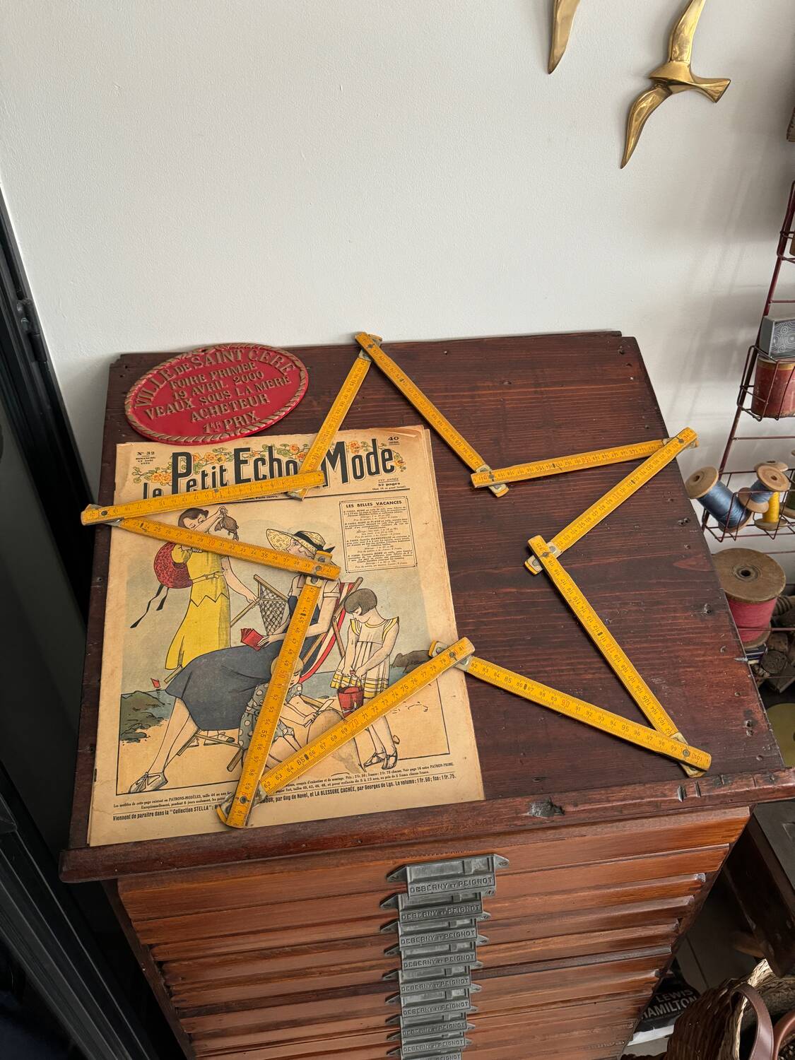 Old printing furniture