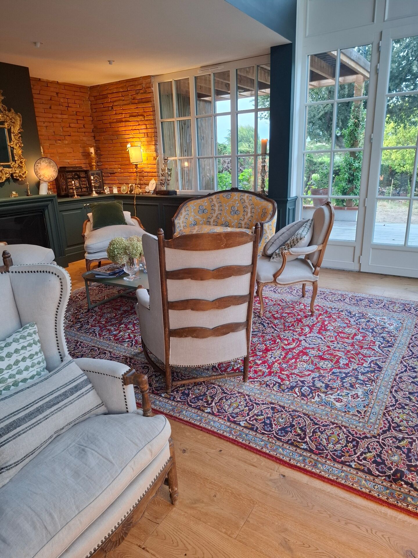 Wingback chairs