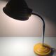 Yellow vintage metal desk lamp 70s