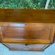 Louis Philippe donkey back secretary in solid wood, 20th century