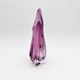 Murano Sommerso Vase Sculptural Organic Amethyst