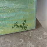 Landscape of a Parisian bridge