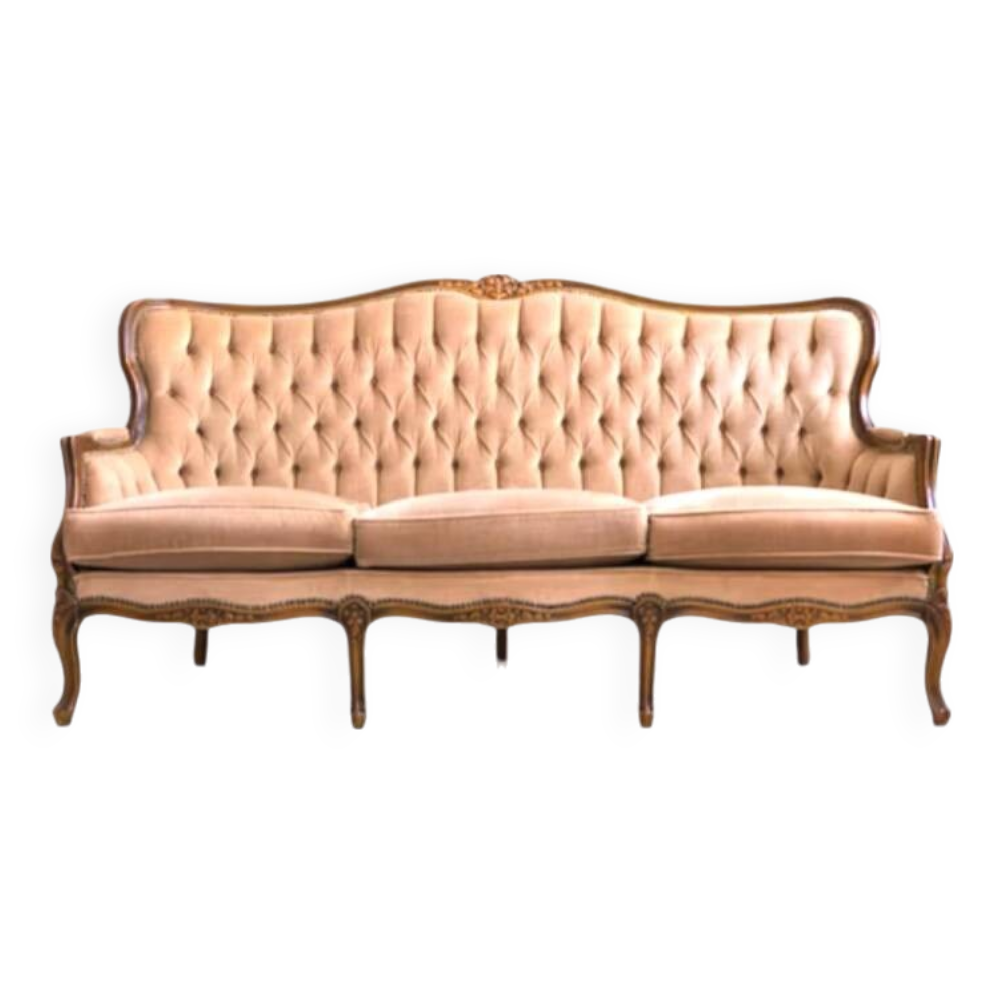 Antique sofa, baroque Louis XV style