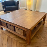 Teak coffee table