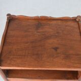 Louis XV-style bedside in 19th century walnut