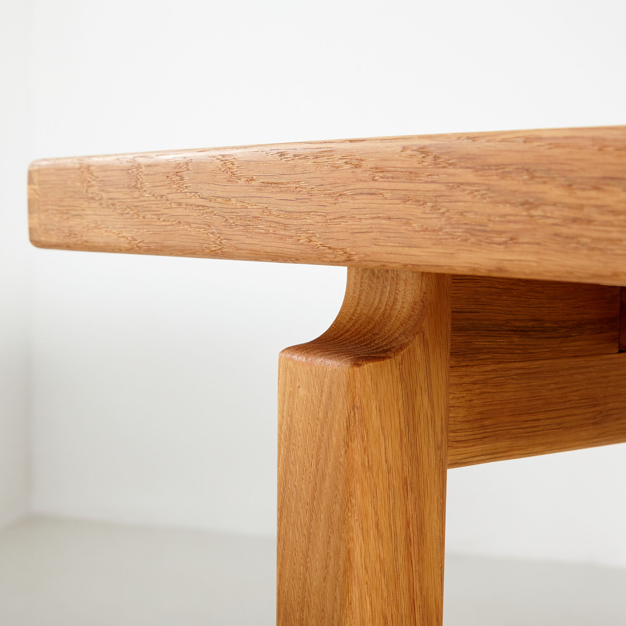 Restored oak dining table