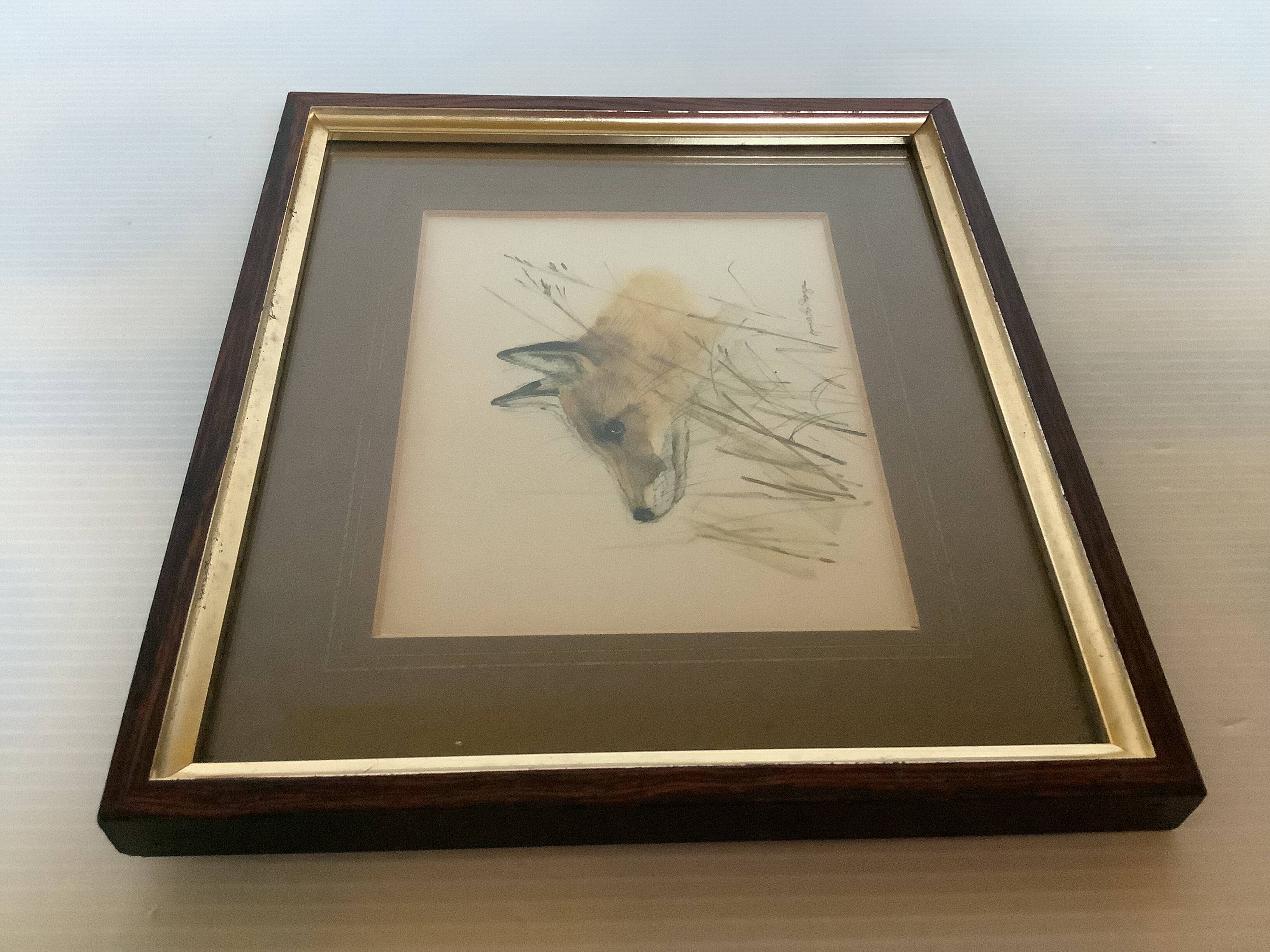 Small fox painting lady clare