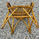 Original vintage rattan armchair