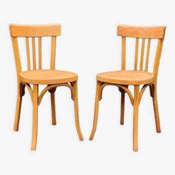 2 chaises Baumann n°43 années 60