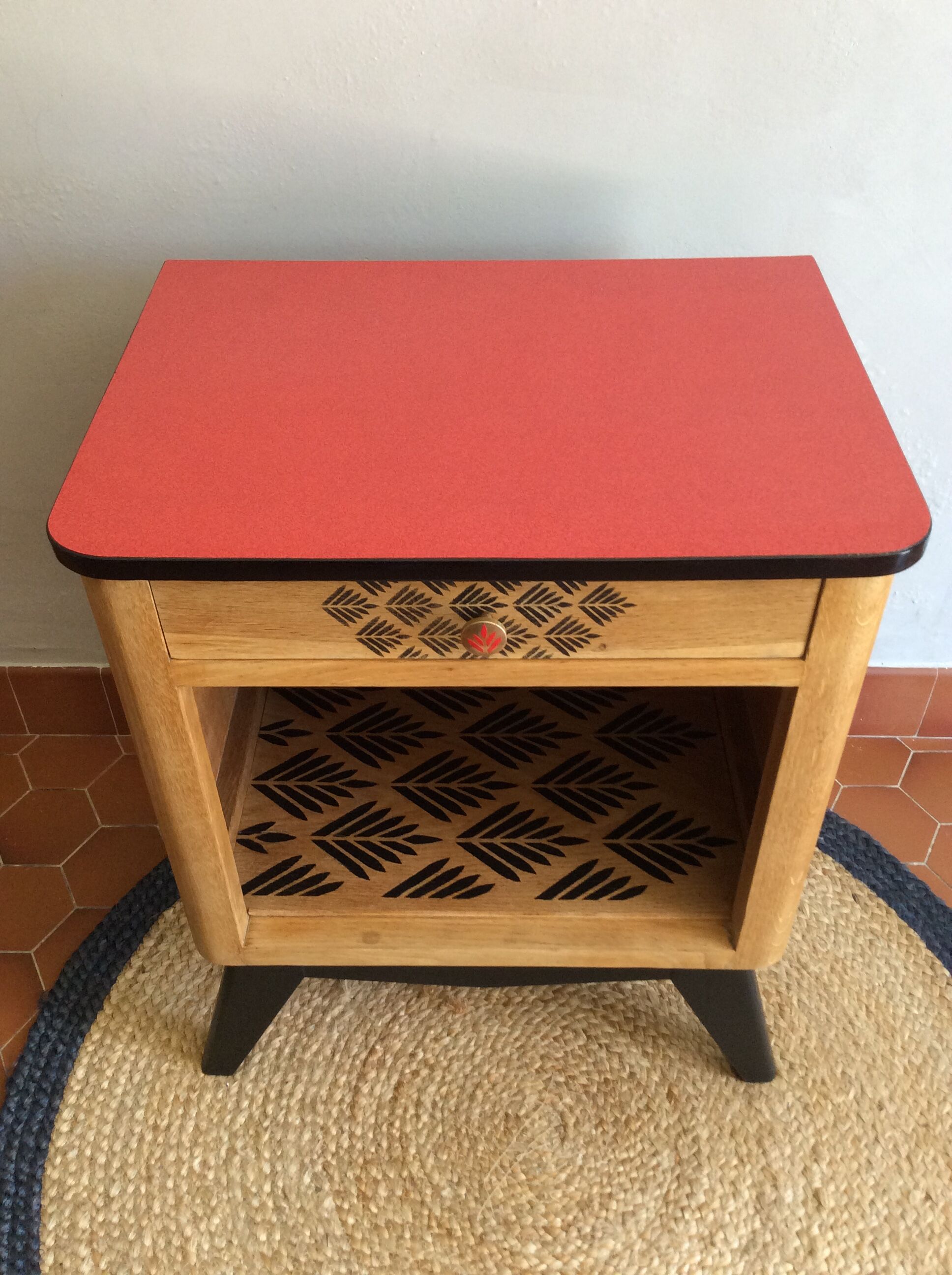 Vintage beside table 70