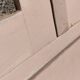 Showcase cabinet two doors, 3 drawers patina old pink