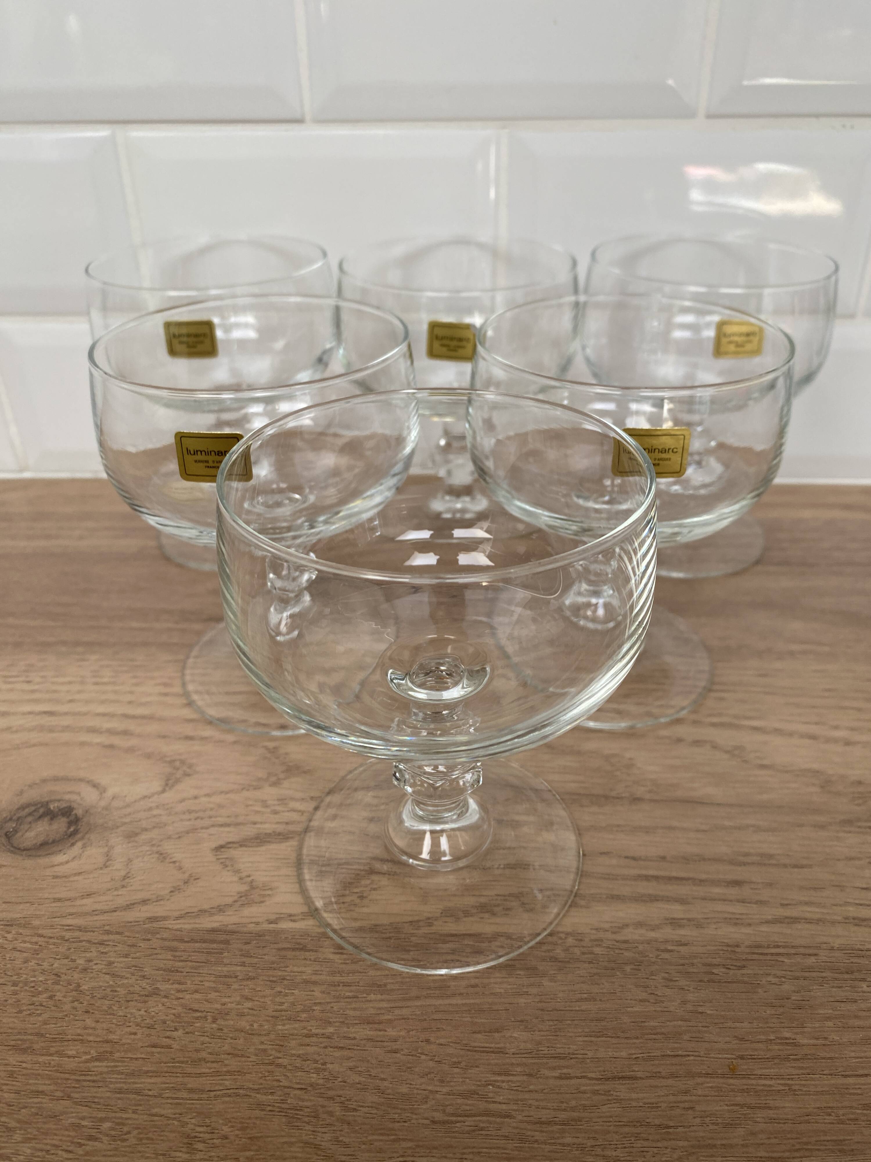 Set of 6 Luminarc Domaine glasses