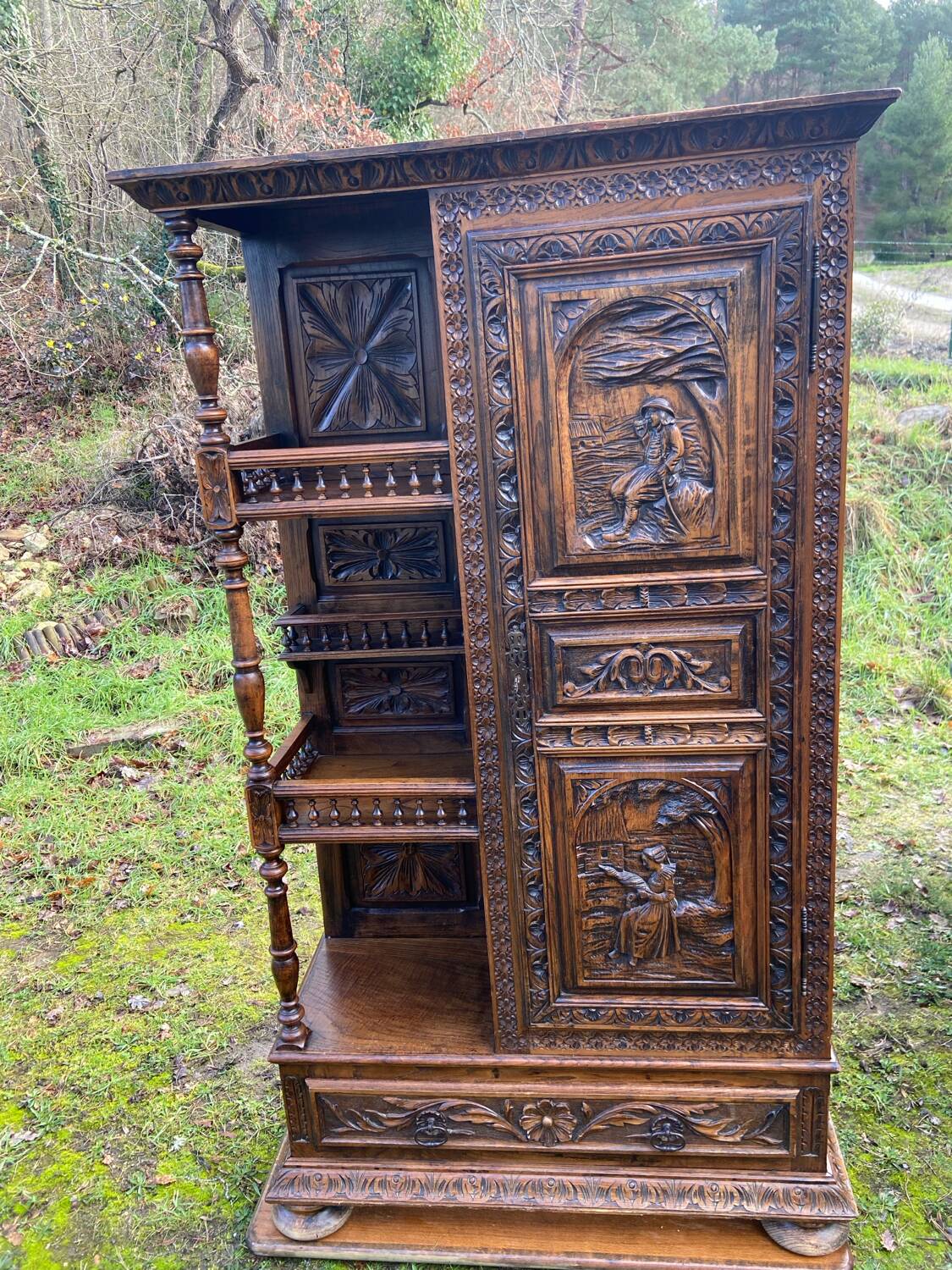 Breton sideboard, late 19th century