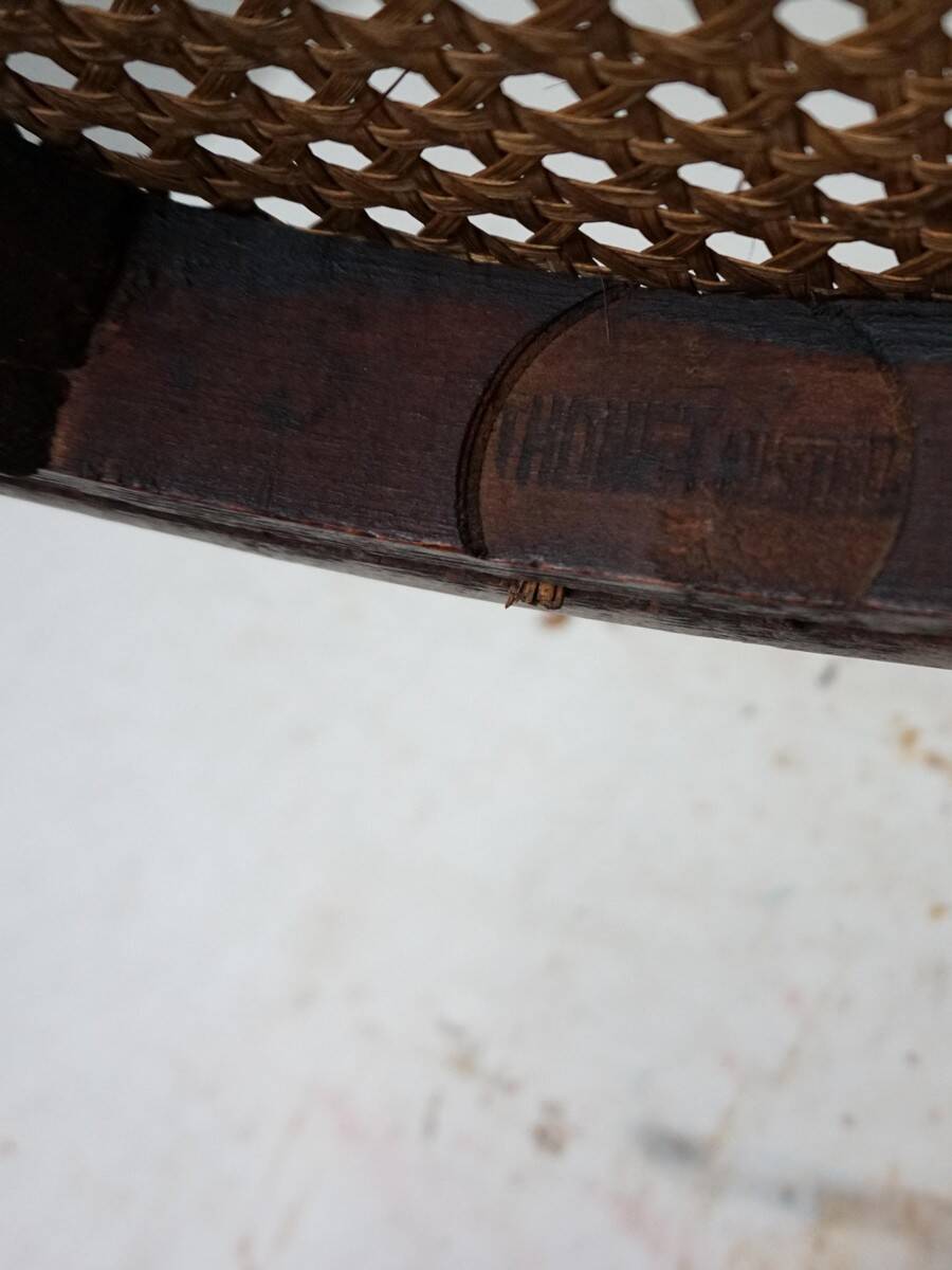 Chaises de salle à manger bistro Thonet originales, lot de 4