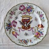 Exclusive 19th century French Lunéville porcelain plate, painted
