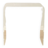 Minimalist side table from the 1970s, acrylic glass