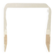 Minimalist side table from the 1970s, acrylic glass