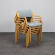 Set of 4 Dining Chairs by Reno Wahl Iversen for Farstrup Denmark, 1980s