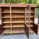 Large Art Deco Display Library stripped in solid mahogany 1930 200cm