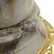 Vintage Marble and Brass Table Lamp - Elegant Classic Design