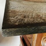Console empire walnut and marble