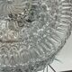Round wall light ceiling fixture transparent glass vintage antique lamp