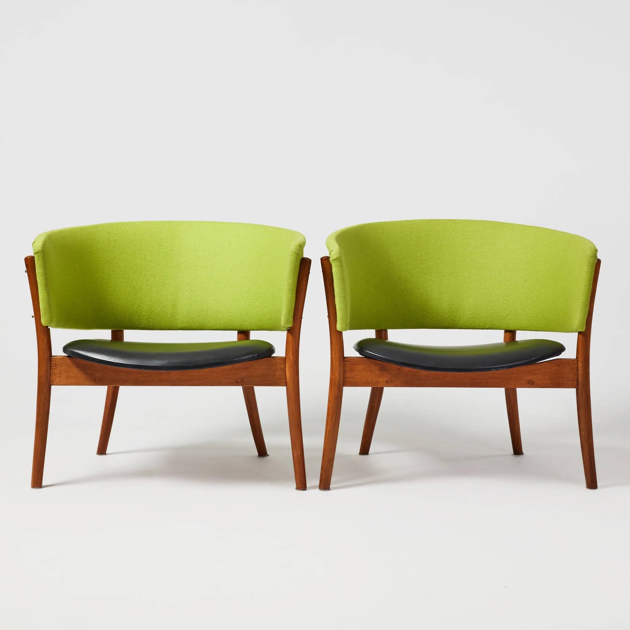 Pair of Rondell armchairs, Sweden 1960s
