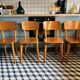 Set of 4 indestructible bistro chairs Elf