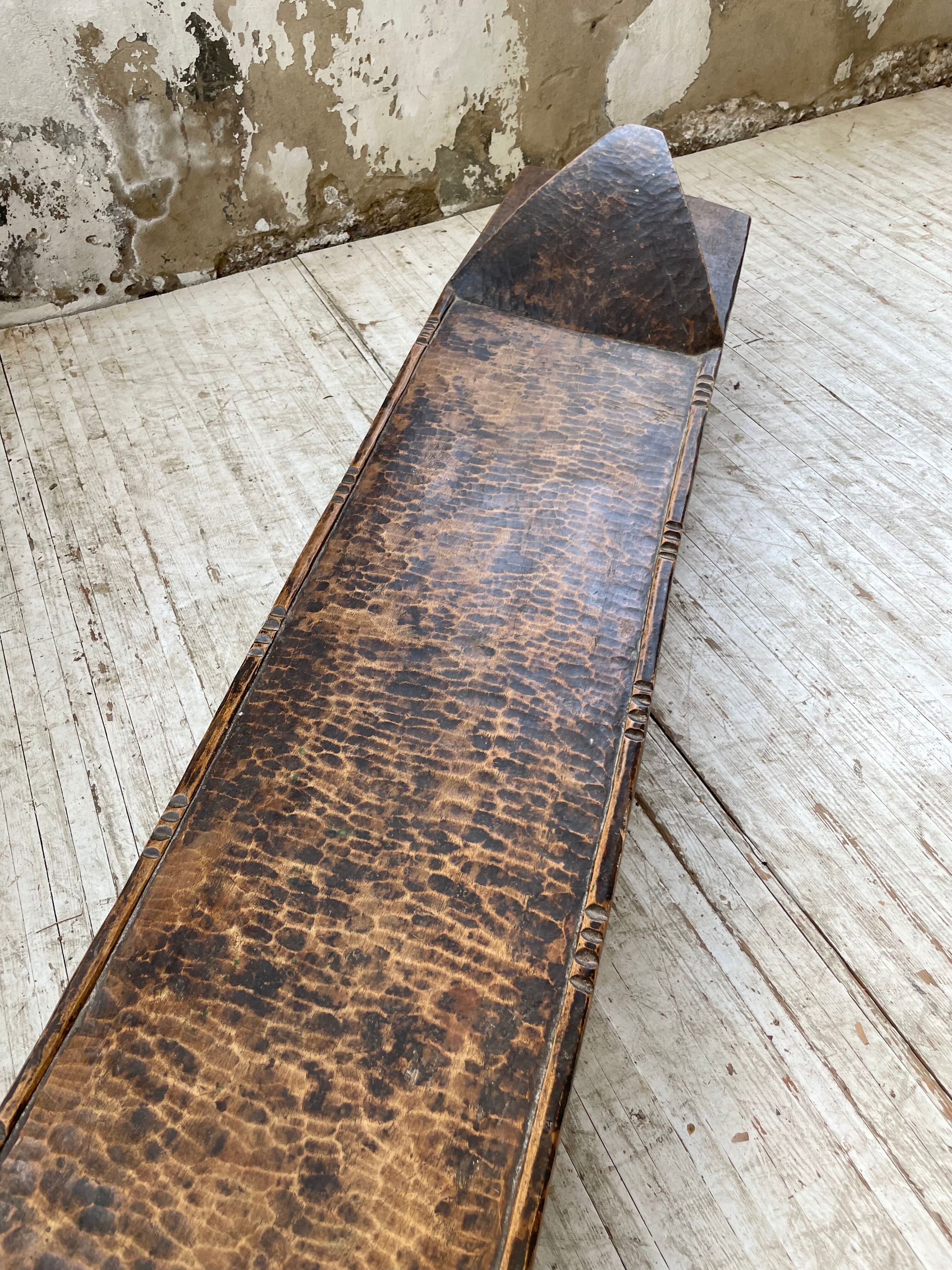 Senoufo coffee table bench from the 60s