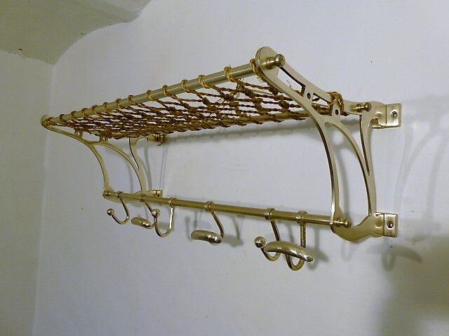 Coat rack brush aluminum 1960