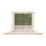 Handmade pure wool rug, size 140 x 260 cm.