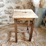 Wooden workshop stool