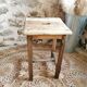 Wooden workshop stool