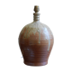 Lampe bouteille en grès Français campagne française