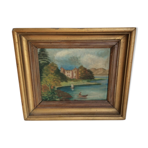 Tableau ancien, paysage