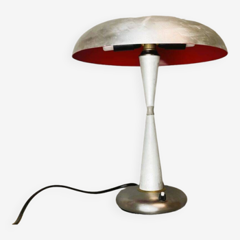 Aluminium mushroom table desk lamp mid century