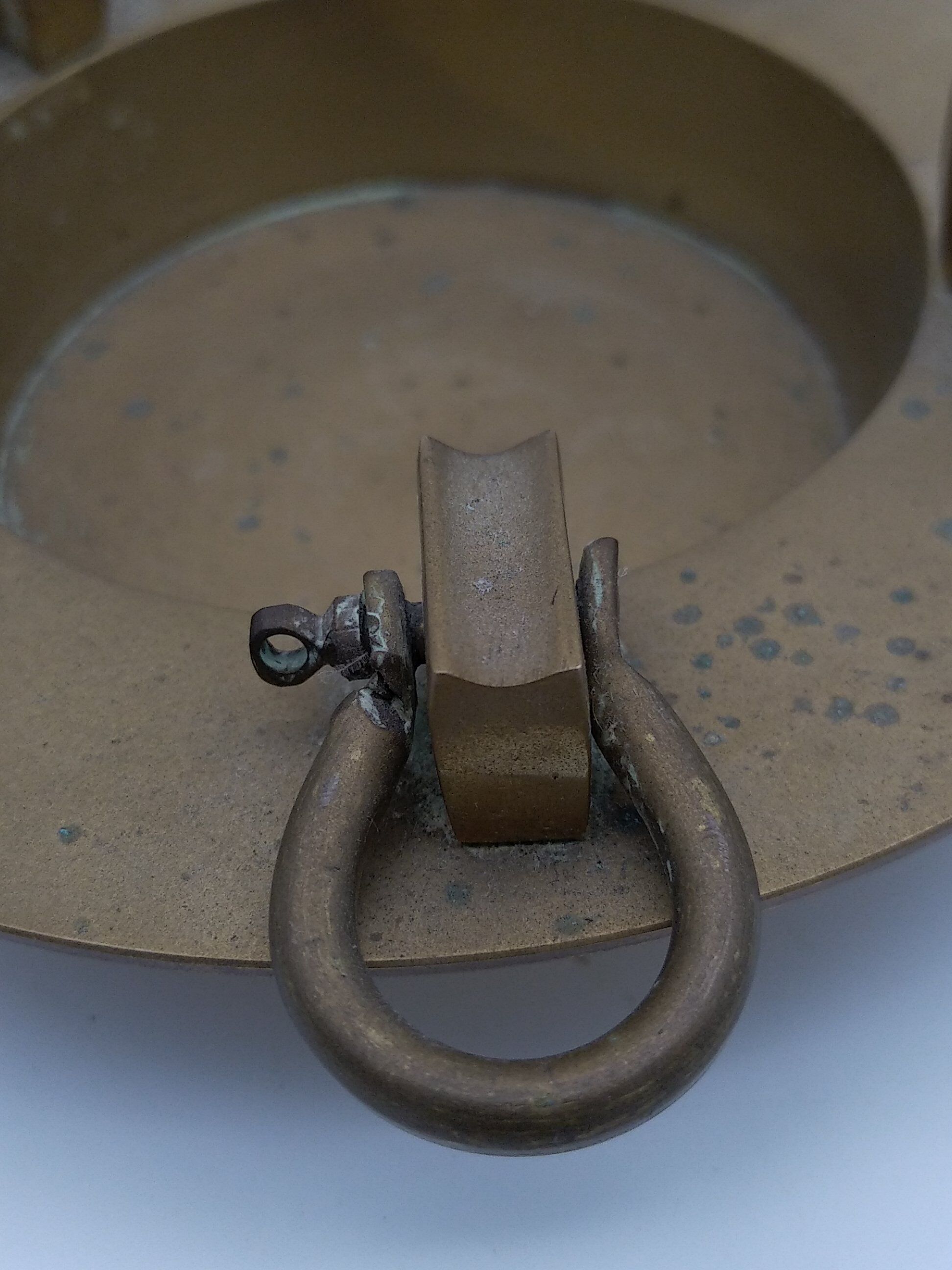 Cendrier en  laiton style marine avec manilles