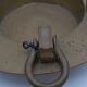 Navy style brass ashtray with shackles