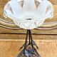 Old small Art Deco lamp 1930 golden basin Ezan one