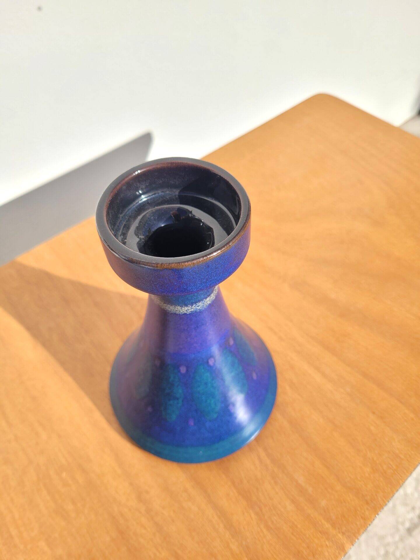 KMK Vintage Ceramic Candlestick or Soliflore