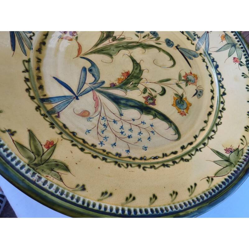 Glazed stoneware dish from St Jean de Fos