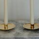 Pair of Swedish mid-century candlestick holders by Skutuna