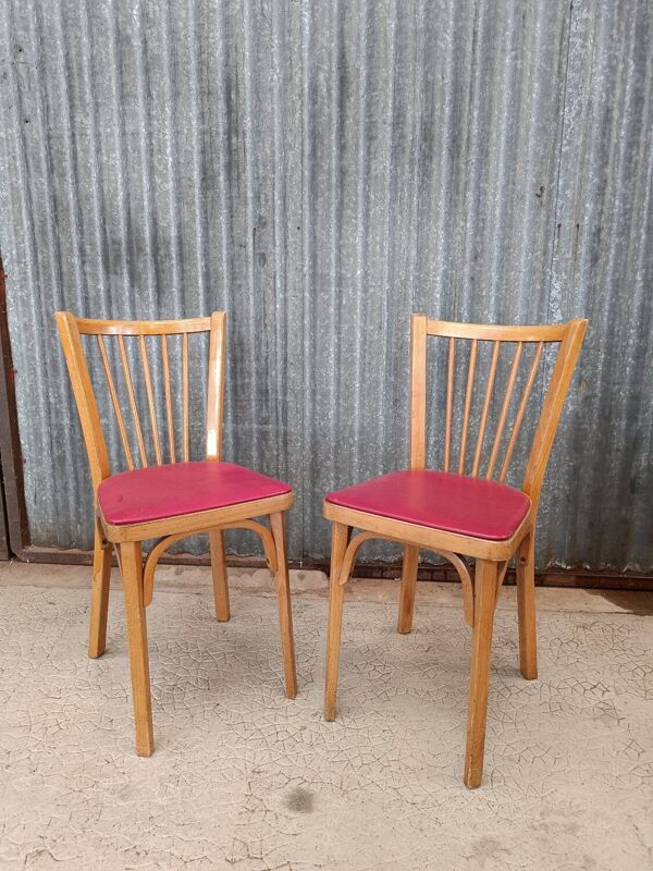 Paire de chaises bistrot Baumann