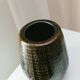XL VEB Coswig DDR Mid-Century Ceramic Vase with Deep Green Glaze, 1970s Studio Piece