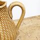 Vintage decanter ('60) pattern "grains of rice". Honey color. In perfect condition.
