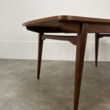 Scandinavian extendable teak table, 60s