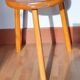 Vintage wooden tripod stool