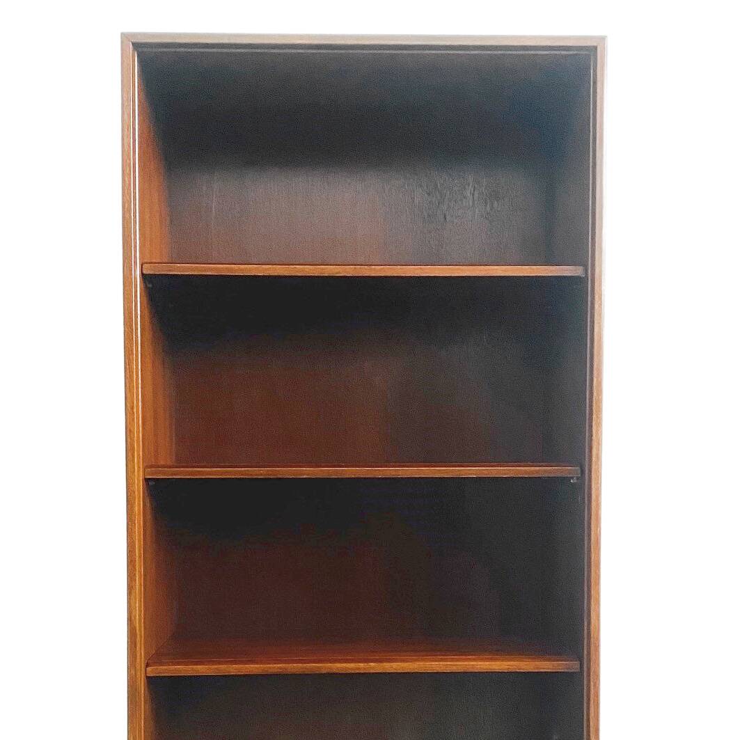 Vintage retro bookcase danish design teak wood